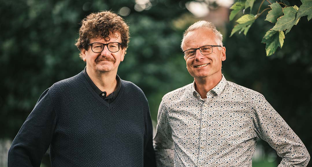 Författarna Lars Stjernkvist och Sverker Wadstein