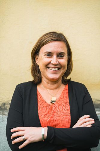 Helene Engström, förläggare på bokförlaget Fantasi & Fakta (foto Crelle)